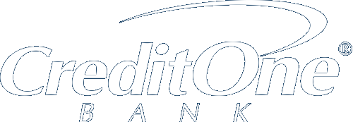 Logo of Credit One Bank with stylized swoosh above the text.